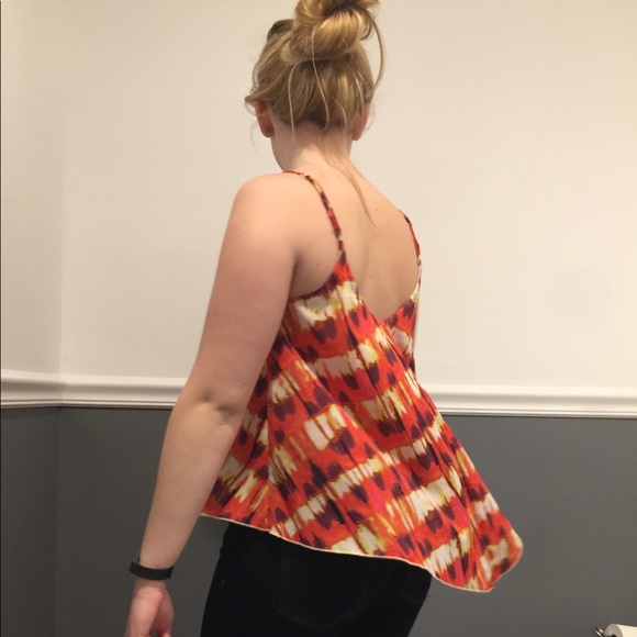 Mimi Chicago cute swing tank. Dressy tangerine - Picture 3 of 5